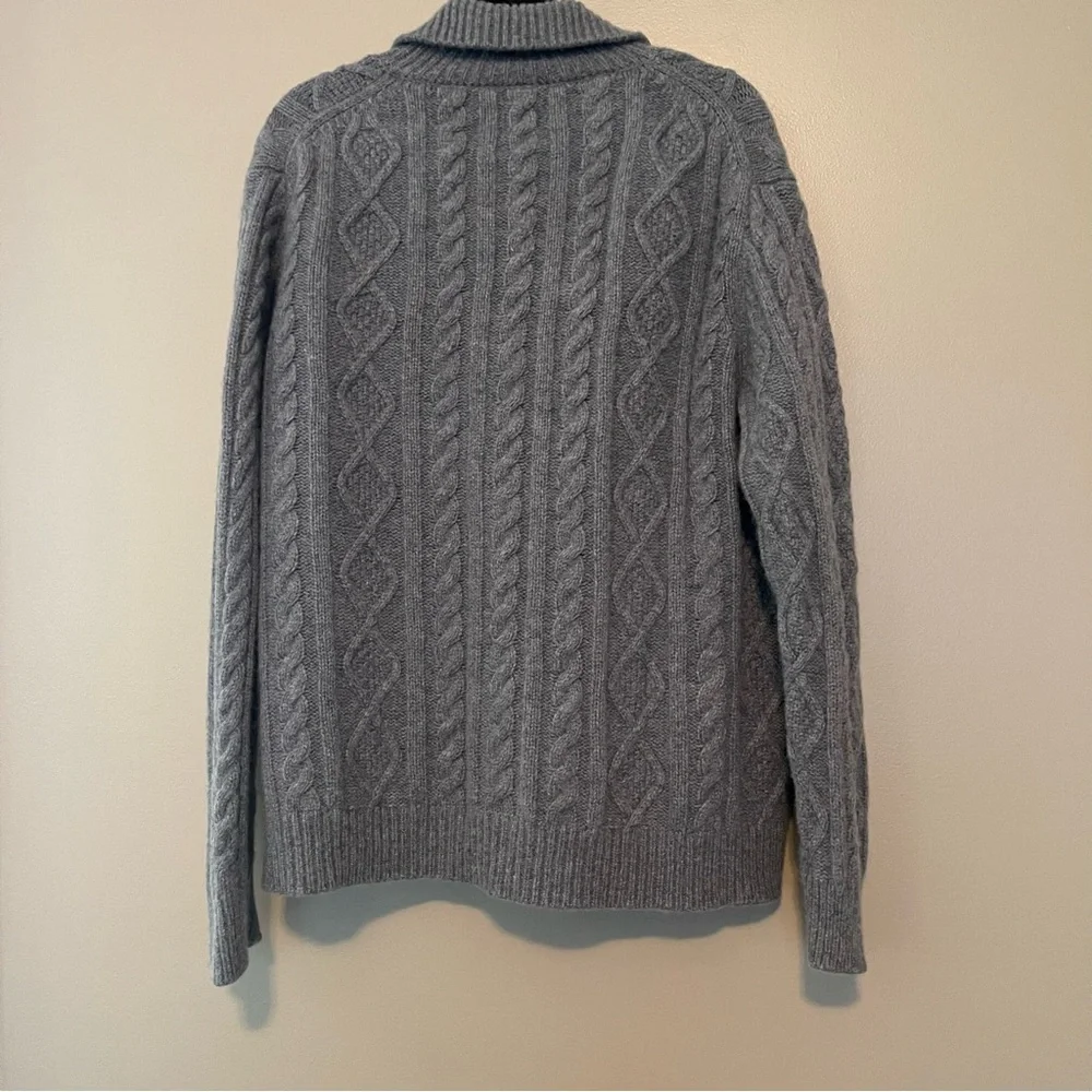 UNTUCKit Cable knit Men’s Button Down Cardigan Sweater, XL, UGC - Picture 8 of 11